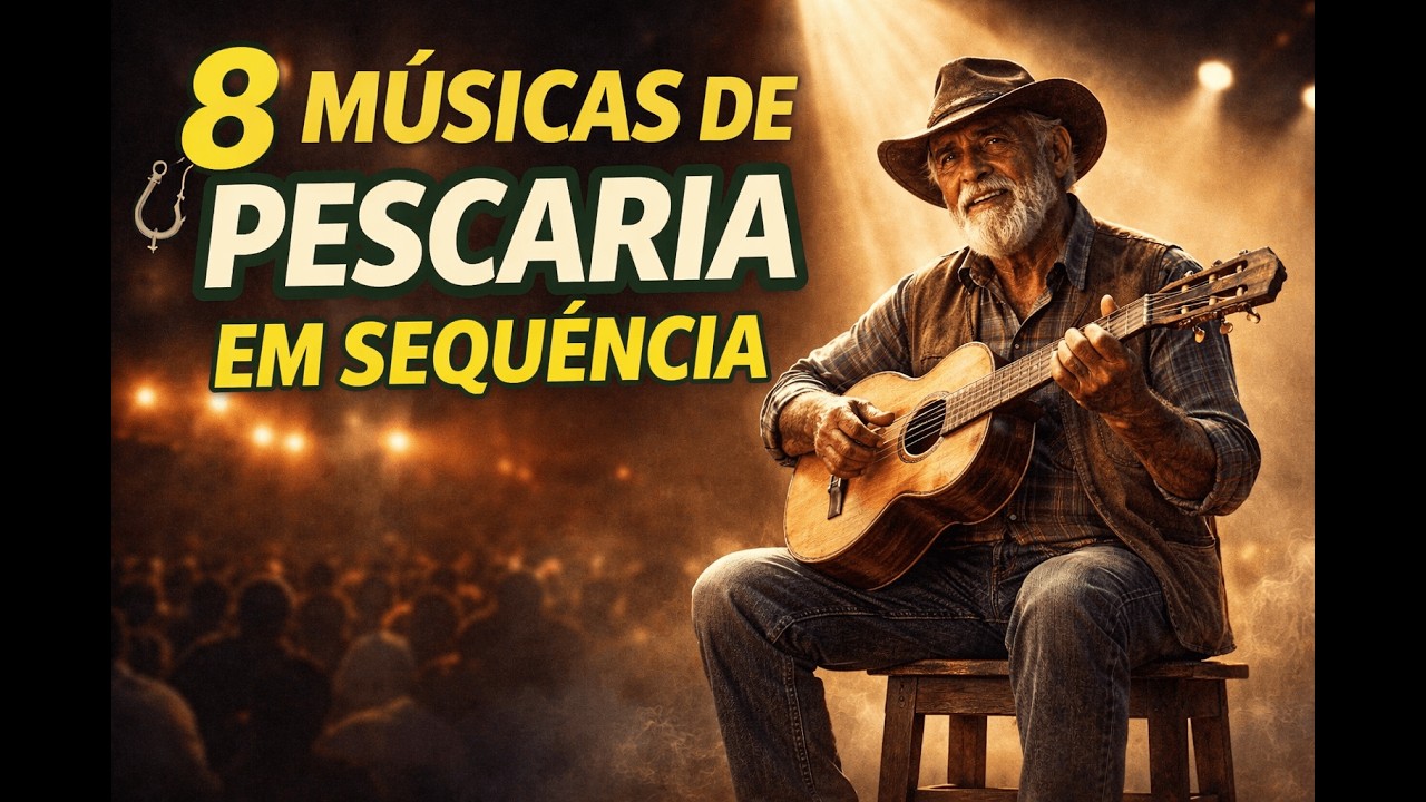 🎣 8 MÚSICAS DE PESCARIA EM SEQUÊNCIA | Moda de Viola Raiz para Pescadores