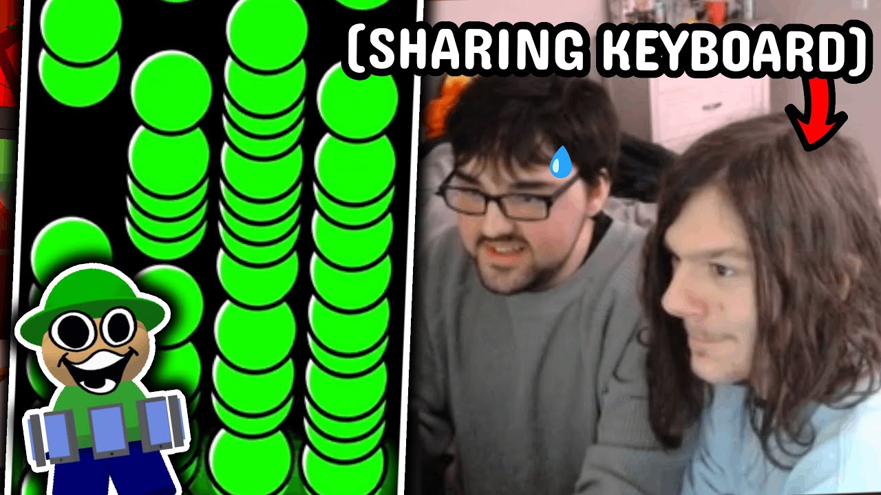 We Tried Funky Friday while SHARING A KEYBOARD and it was CHAOS...