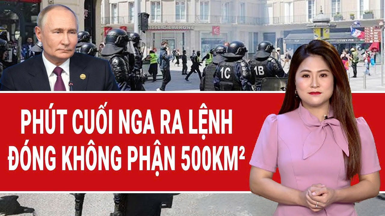 Bản tin thế giới: Rộ tin quan chức EU kêu gọi bắt ông Putin ở Alaska; Nga đóng không phận 500km²