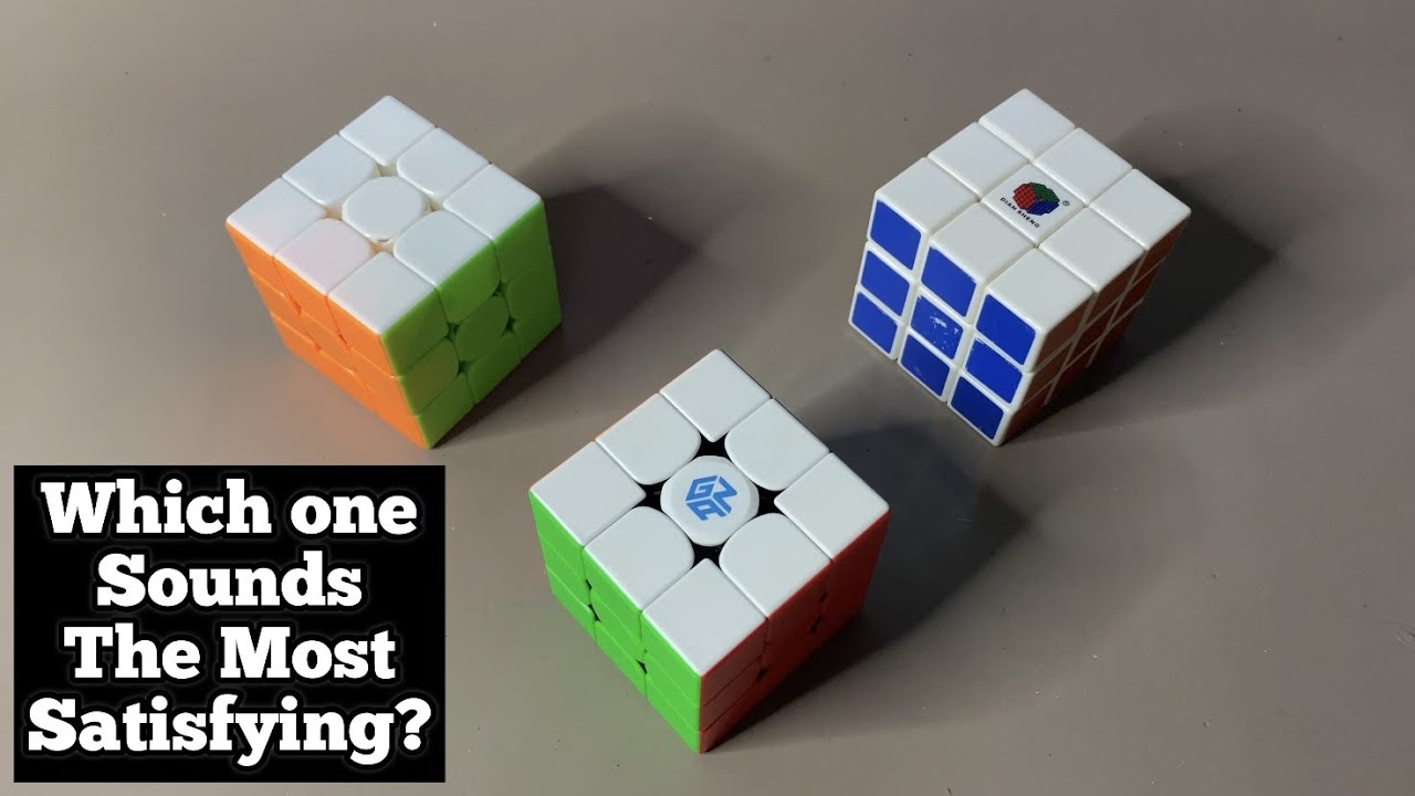 Which Rubik&rsquo;s Cube Sounds The MOST Satisfying?