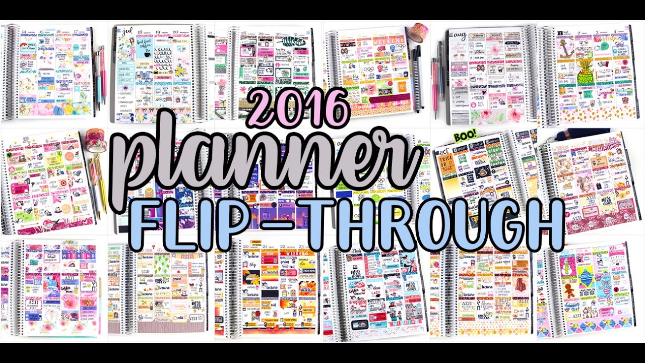 Erin Condren Planner Flip-through 2016 | MandyPlans