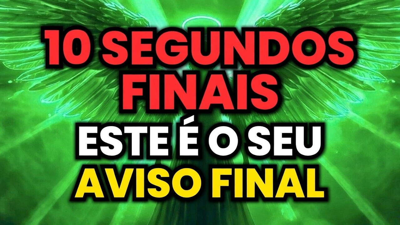 🔴 RESTAM APENAS 10 SEGUNDOS —O ARCANJO MIGUEL DIZ: Comeu na sua mesa e te vendeu.