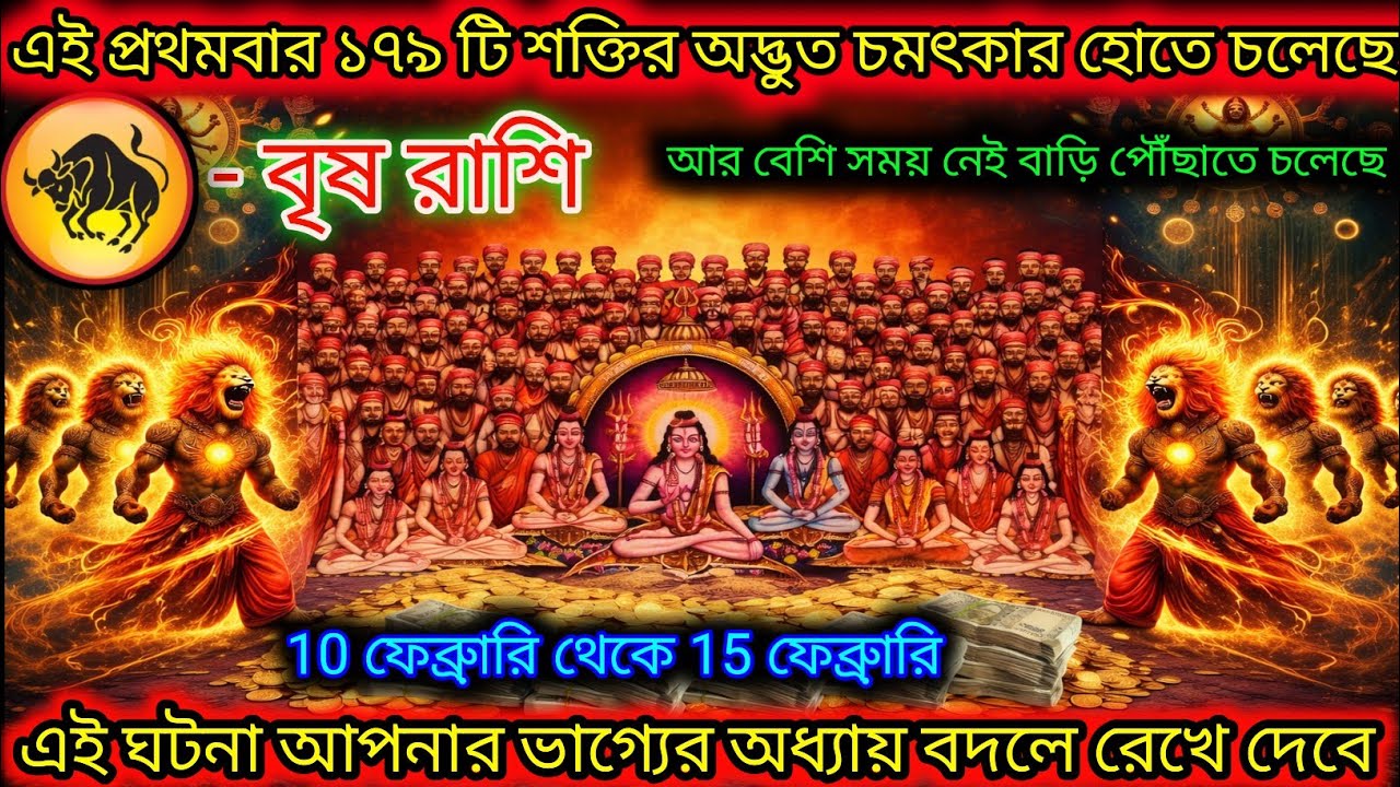 বৃষ রাশি এই প্রথমবার ১৭৯ টি শক্তির চমৎকার হোতে চলেছে,Vrishabh Rashi,Taurus ♉