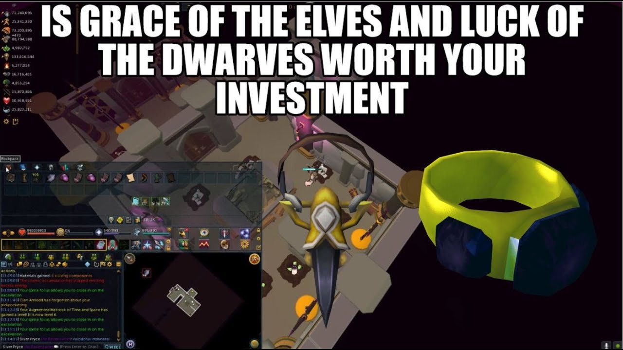 Is Grace of the elves and Luck of the dwarves worth your investment | Runescape 3