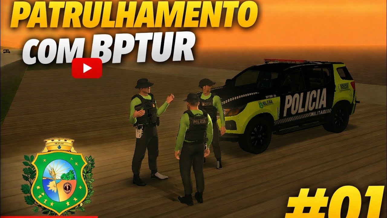 PATRULHAMENTO + PERSEGUIÇÃO BPTUR 🚓 ( GTA SAN/