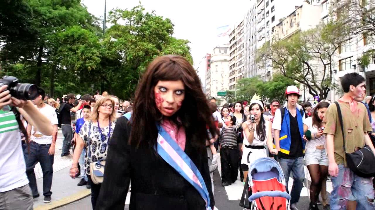 Zombie walk Buenos Aires