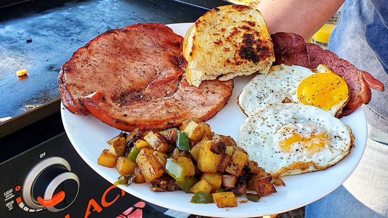 A Genuine Down-Home Country Breakfast On The Blackstone Griddle