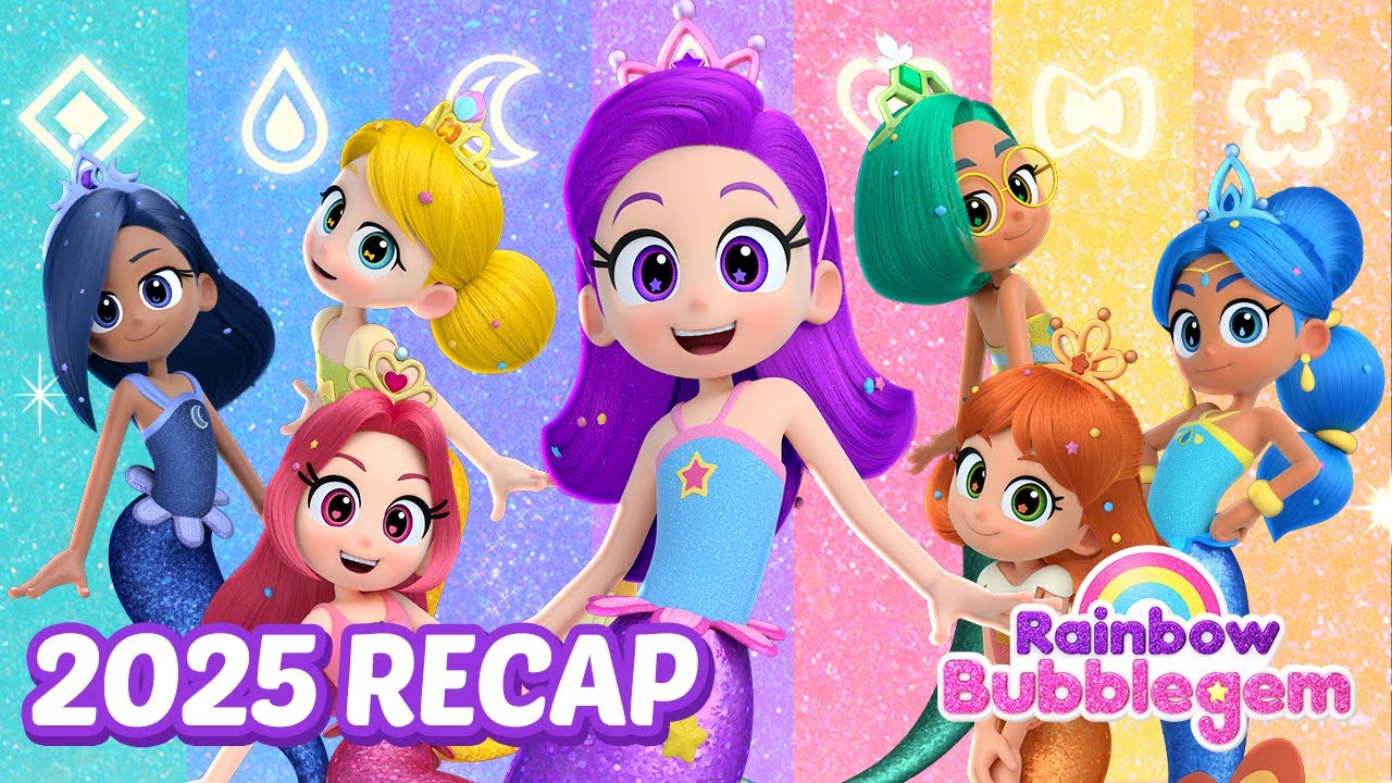 2025 Best of the Best✨ Episodes 1–5 + Opening & Ending Songs | Rainbow Bubblegem🌈