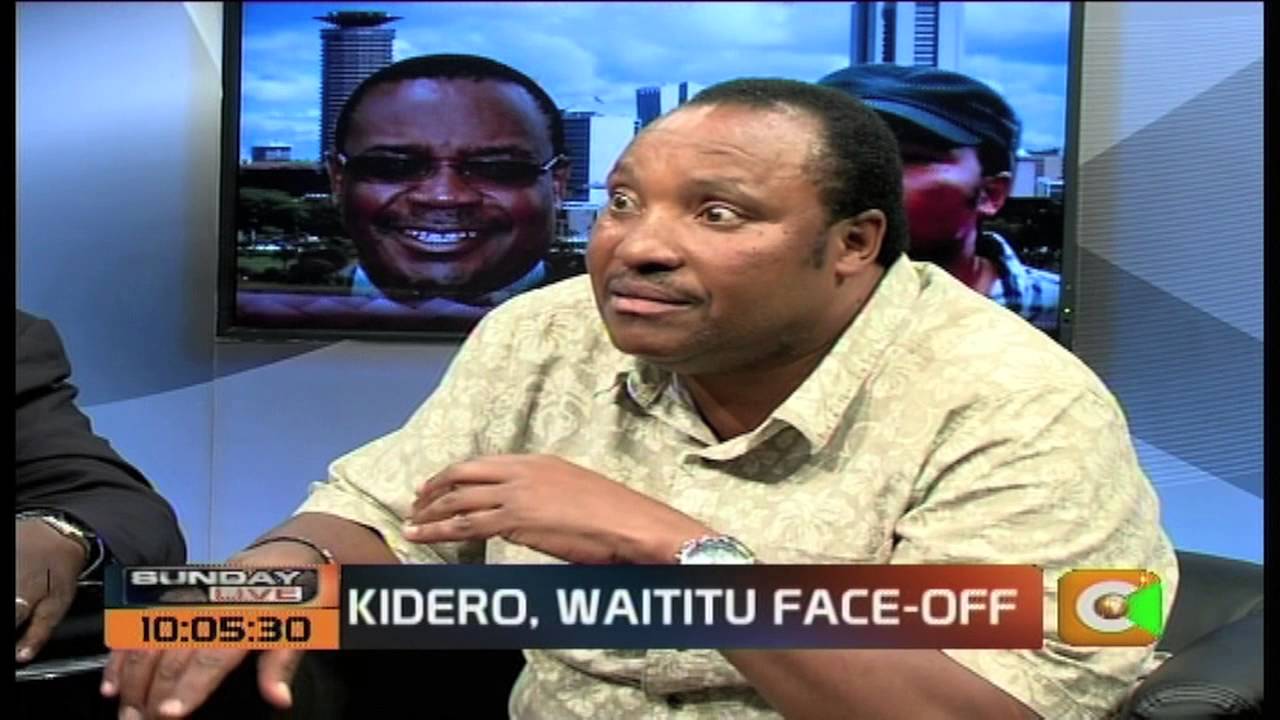 Kidero, Waititu Face off