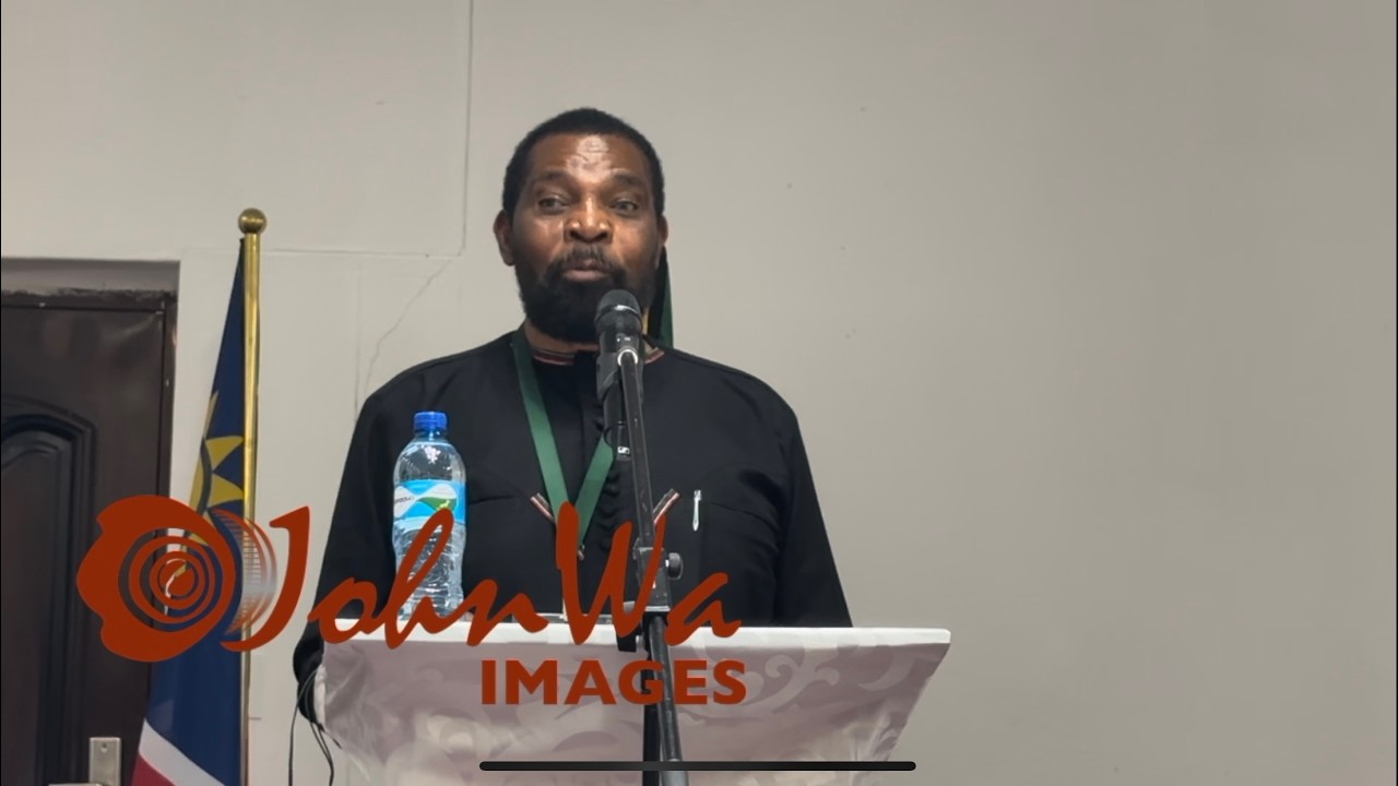 Prof Joseph Diescho Speaks on Customs and Traditions in Post Colonial Namibia