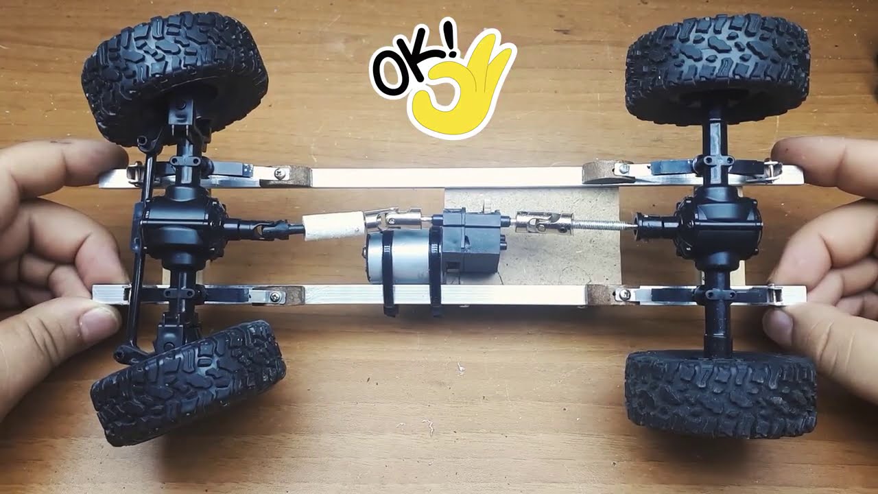 Fully DIY RC 4X4 OFF ROAD CAR! Cheap an Simple/El yapımı RC Kamyon-Ucuz ve Basit #P2