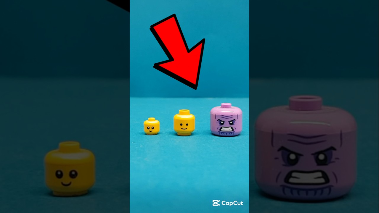 Every LEGO Minifigure head! #lego #shorts #legopieces #legosets #minifigures #legominifigures
