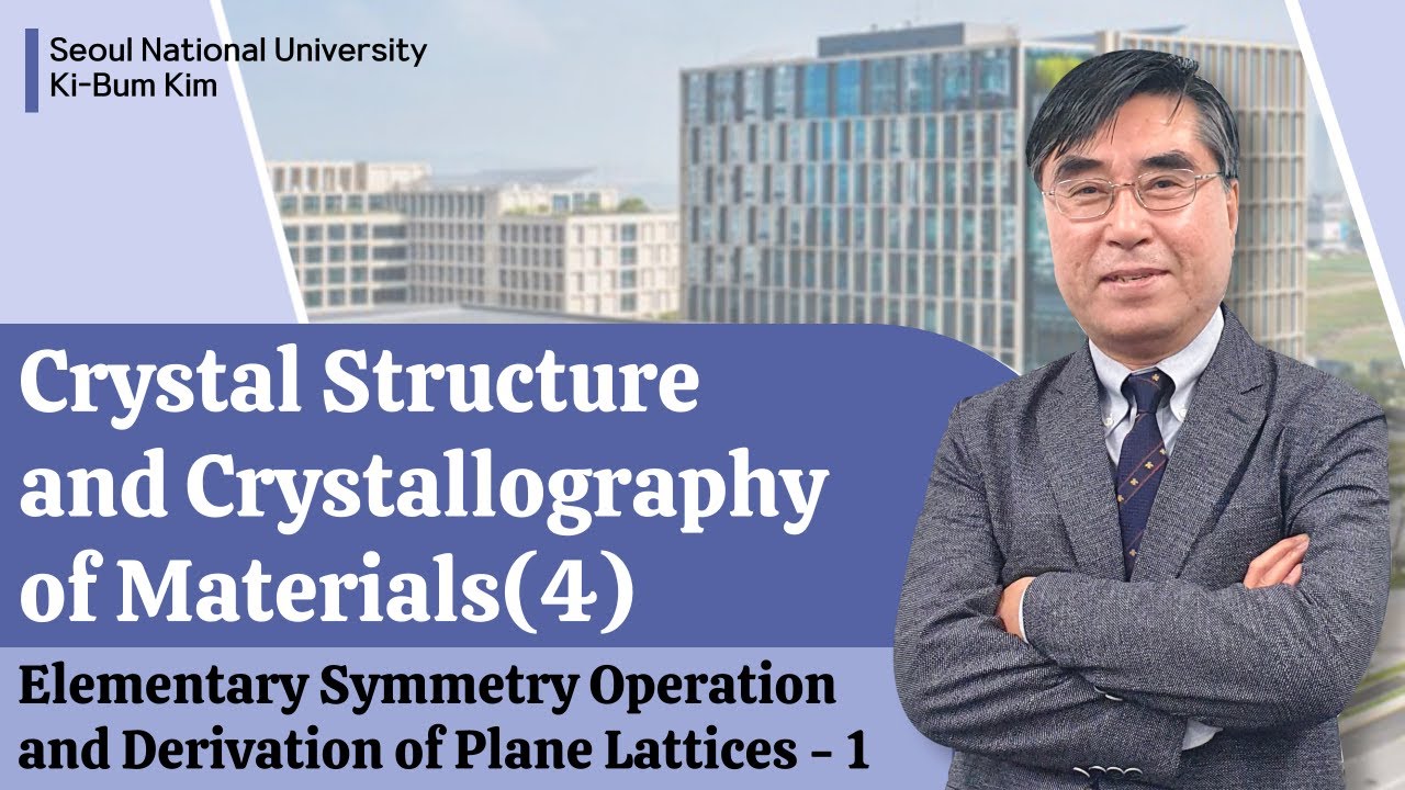 Prof. Ki-Bum Kim Lect 2. Elementary Symmetry Operation and Derivation of Plane Lattices 01