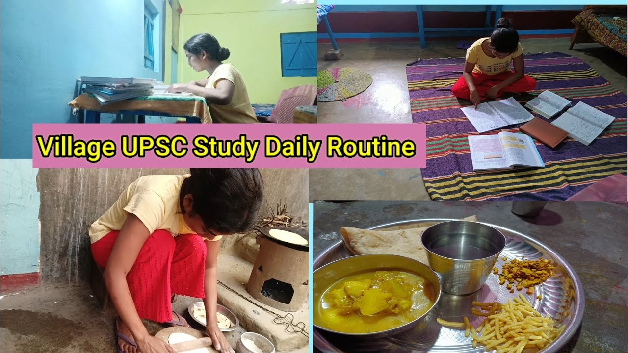 Village UPSC Study Daily Routine video|| A Day in the life of upsc aspirants video#studywithmanisha#