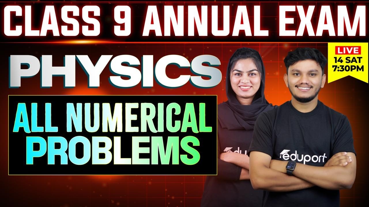 Class 9 Physics | All Numerical Problems | Eduport Class 9