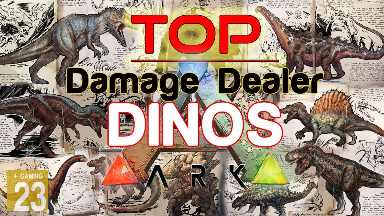 ARK: Stärkste Dinos! ✩ TOP LIST ✩ [INFO/Guide/Deutsch] Max Melee Damage!