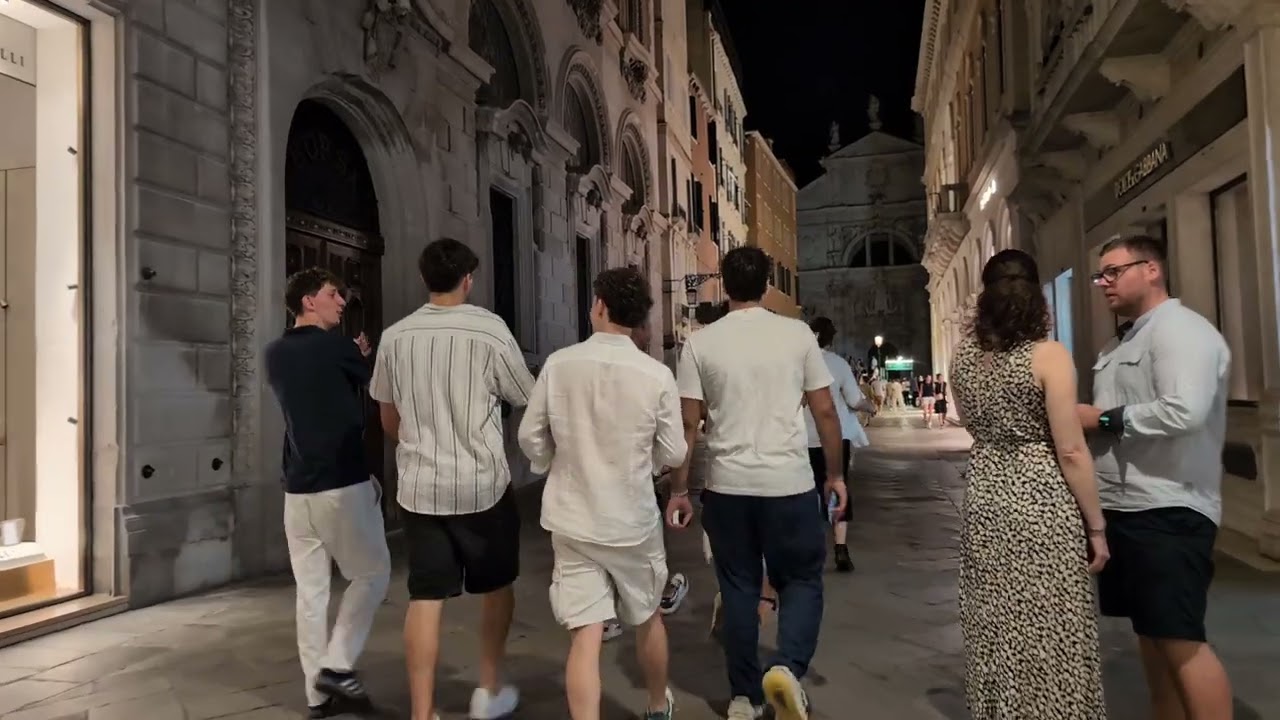 Walking the charming streets of Venice, Italy