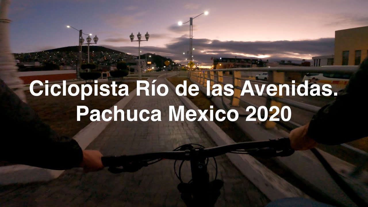 Atardecer en Ciclopista Pachuca Rio de las Avenidas