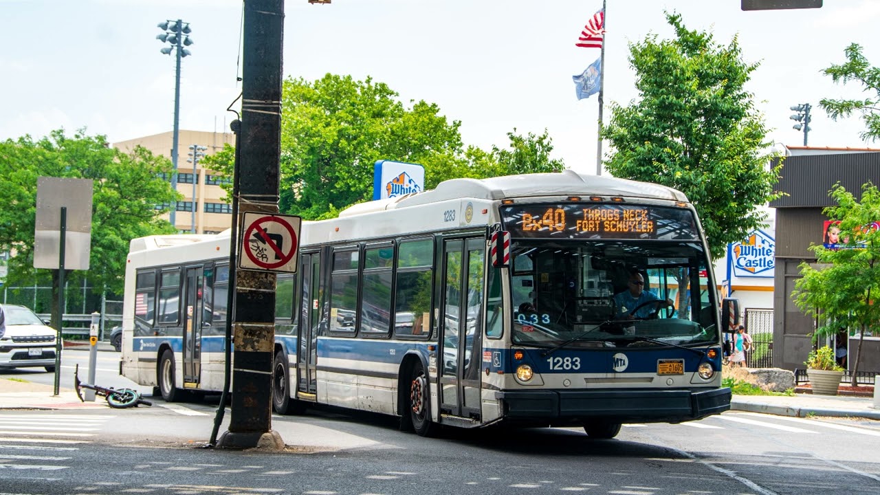 MTA NYCT: 2010 Novabus LFSA #1283 [Audio Recording]