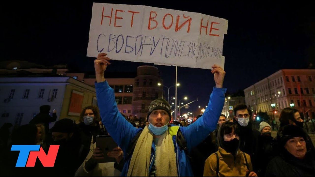 Más de 1400 detenidos en Rusia en protestas contra la guerra en Ucrania