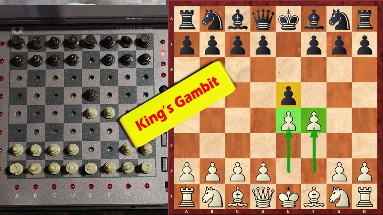 I Am Playing King's Gambit Against Chess Computer 