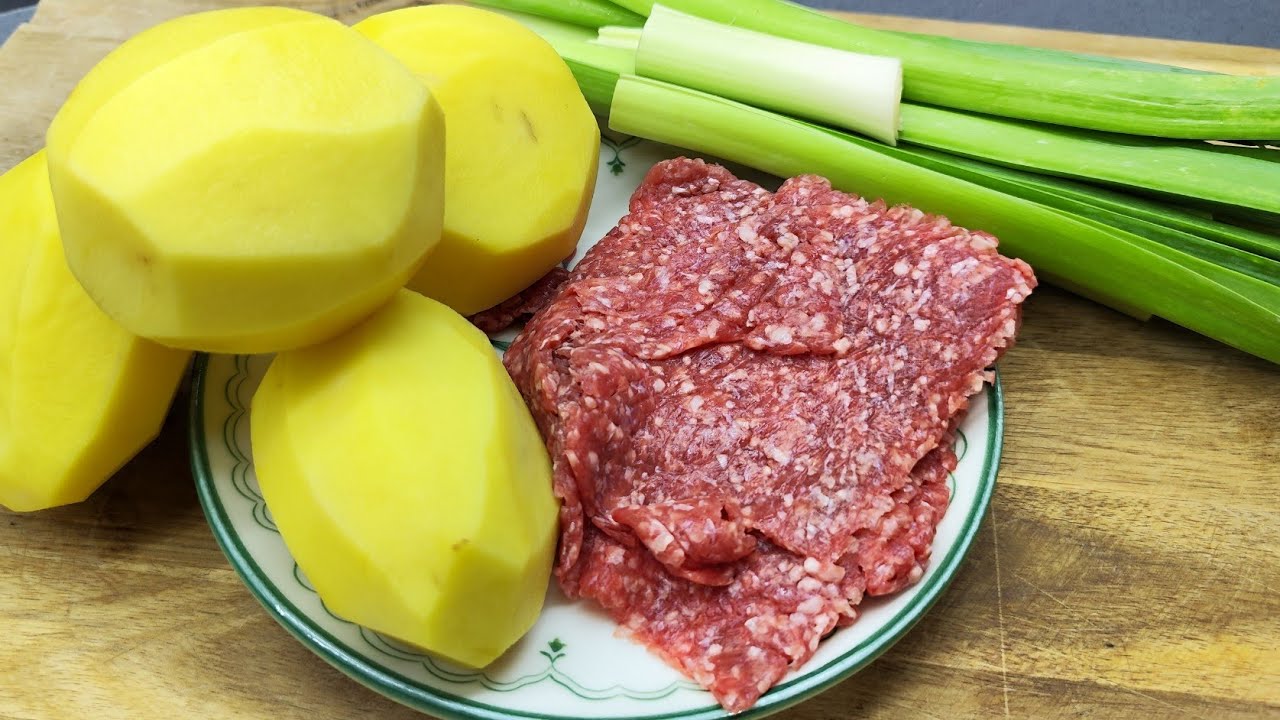 Patates Kıyma Pırasa Bir Arada! Fırında Efsane Lezzet