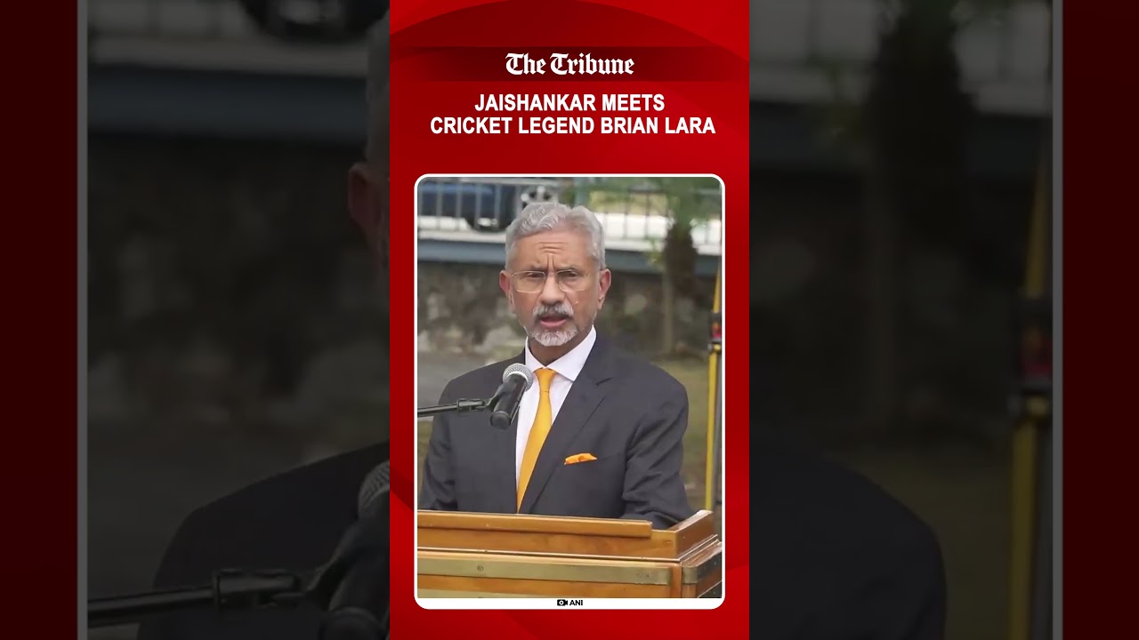 &ldquo;I didn&rsquo;t realise the honour&rdquo;: Jaishankar&rsquo;s fanboy moment with Brian Lara goes viral