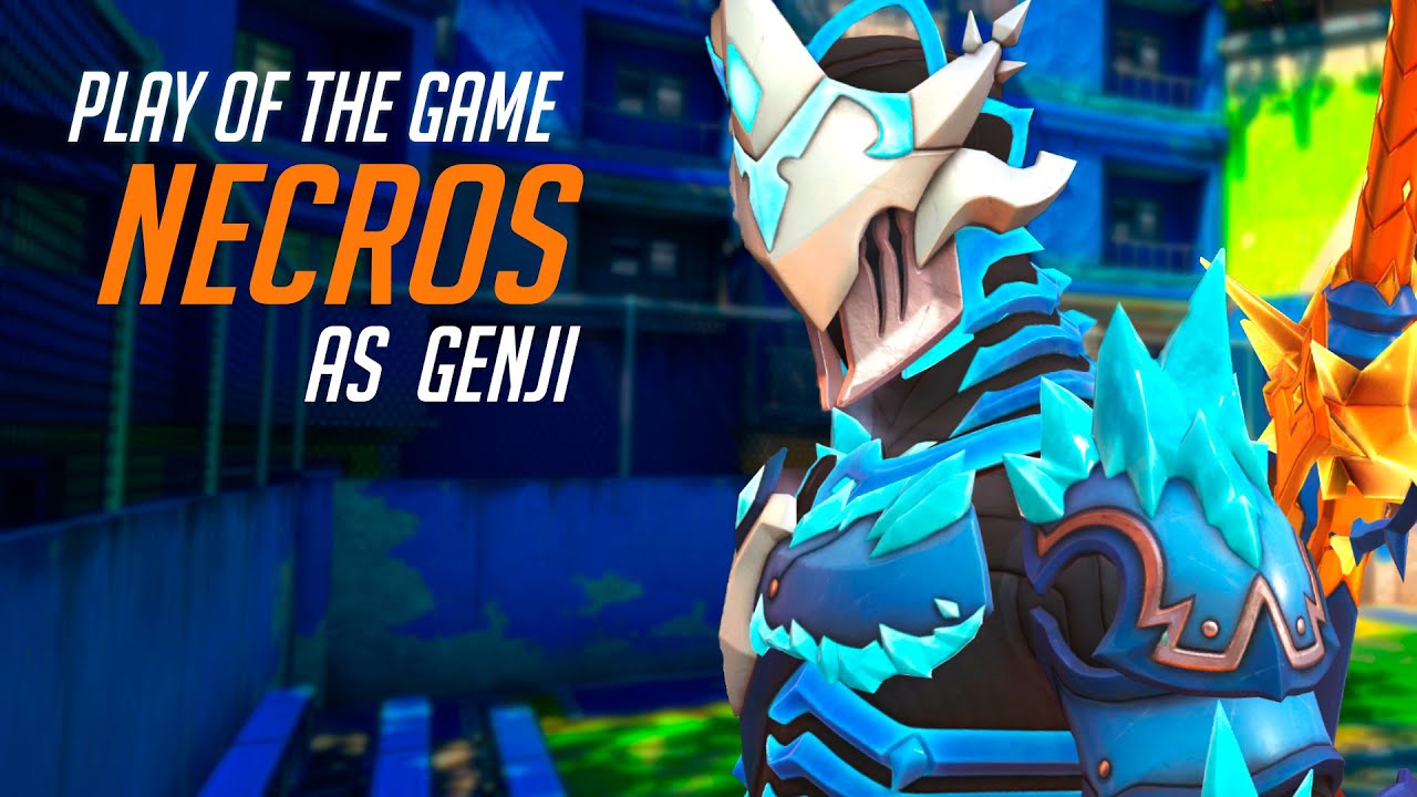 HE's #1 GENJI ONE TRICK IN THE WORLD - NECROS! POTG! SEASON 5 TOP 500 OW 2