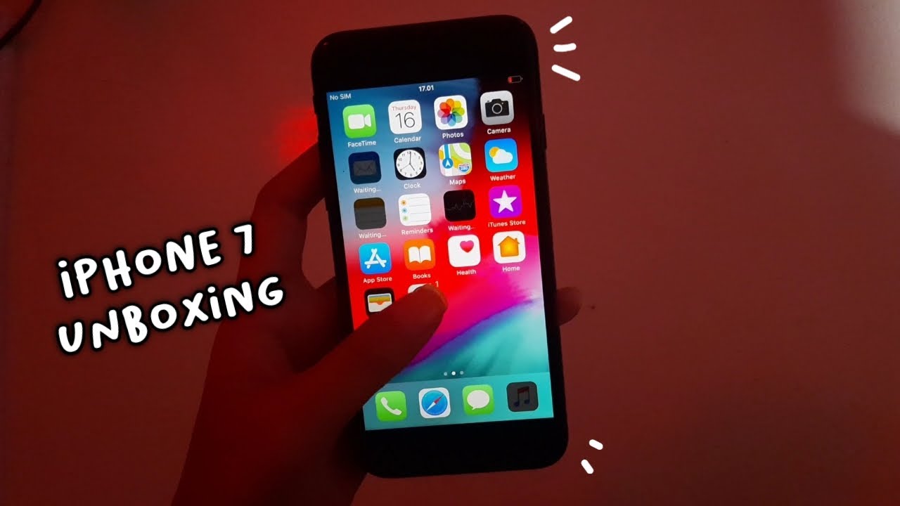 | UNBOXING IPHONE 7 256 BLACK MATTE🖤 | IN 2021 | aesthetic video🦋