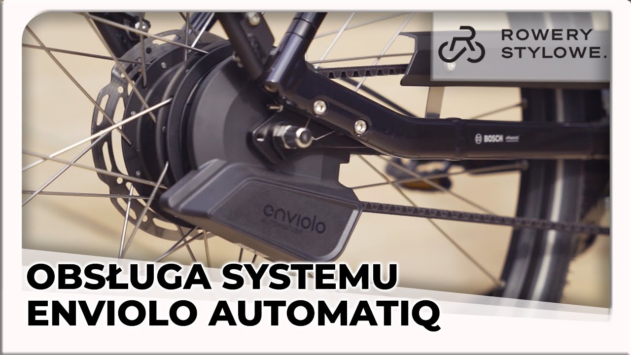 Jak obsługiwać automatyczne biegi Enviolo Automatiq. Aplikacja i sterownik
