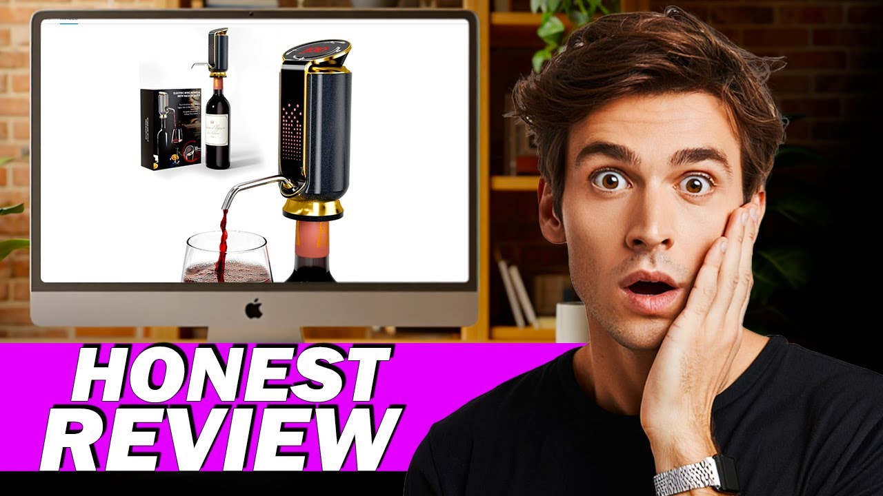 Luxurious 3-in-1 Electric Wine Aerator Decanter – Real Review of Design, Taste & Build