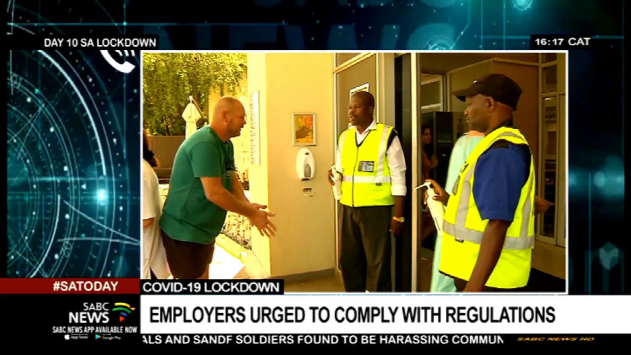 A Lockdown Day 10 I  Labour Department inspects COVID-19 lockdown compliance