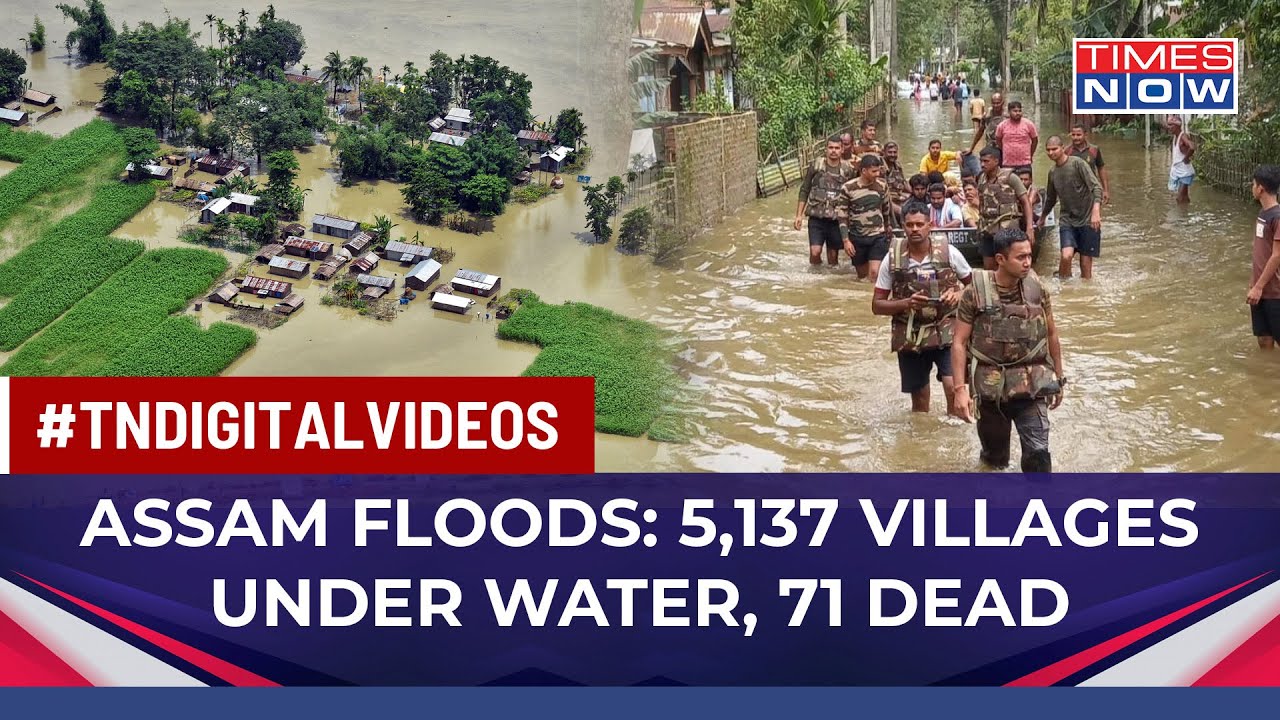 Assam Floods: Wide Scale Devastation Due To Constant Rain; 71 Dead, Over 42 Lakh People Hit