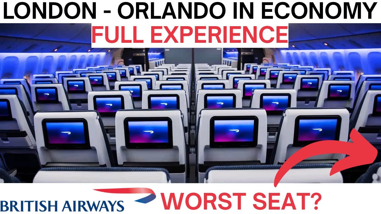 Выбрали ли мы ХУДШИЕ места на этом рейсе British Airways из Лондона в Орландо? Полный обзор!