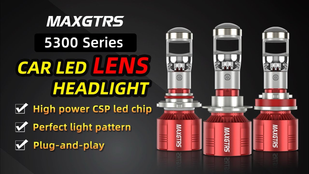 5300 Series H7 H11 H8 9005/9006 HB3 HB4 LHD LED Headlight Mini Lens Projector Low Beam Canbus Bulb