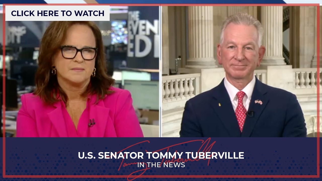 Senator Tuberville Joins the Evening Edit to Bash Iranian 