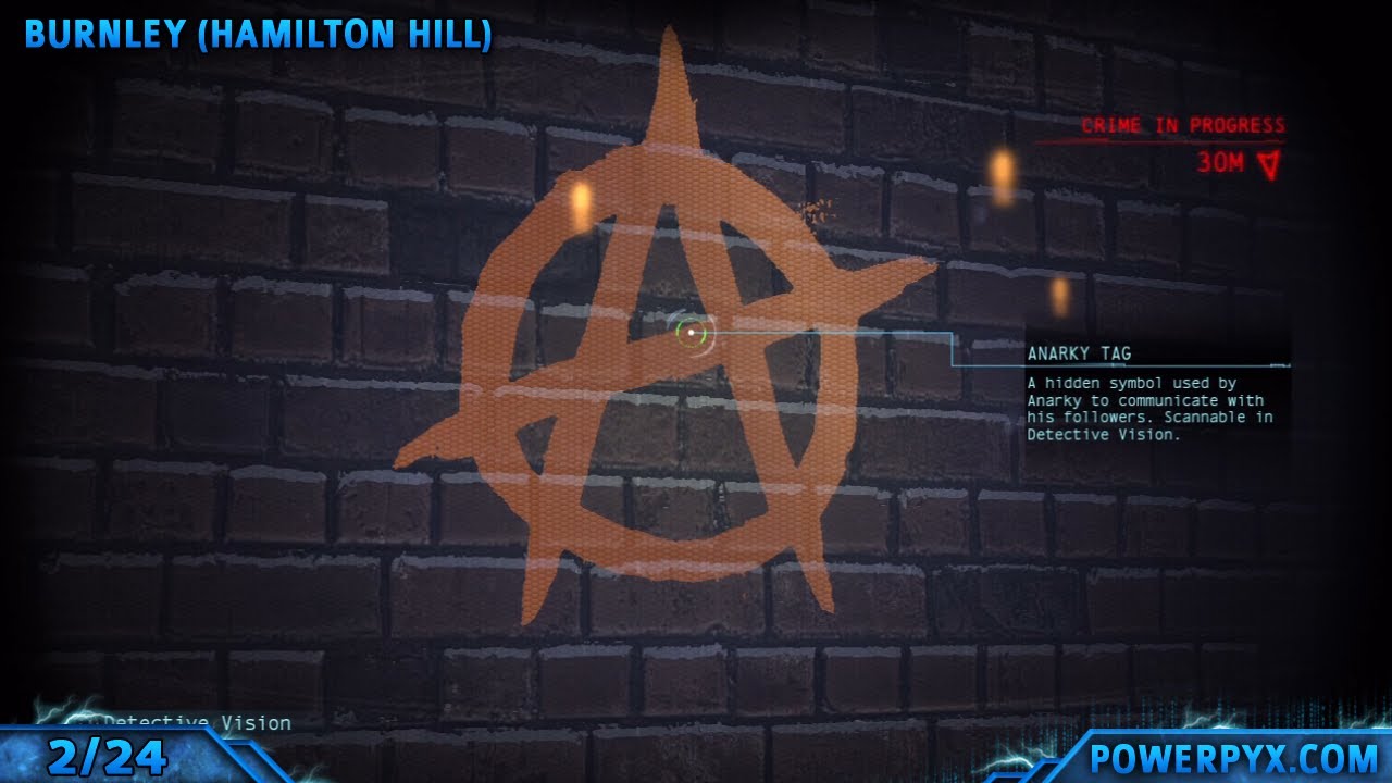 Batman Arkham Origins - All Anarky Tag Locations (Voice of the People Trophy / Achievement Guide)