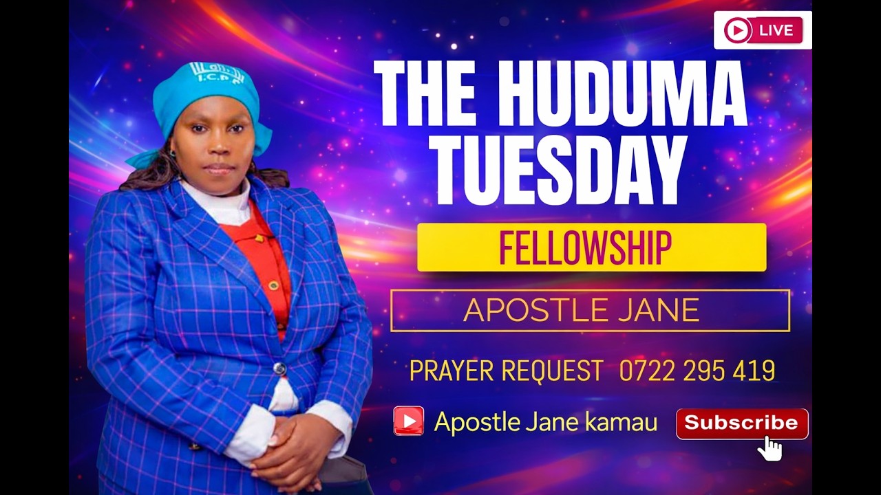 MIDDAY PROPHETIC FIRE 🔥 Lunch Hour Service | The Huduma Tuesday Fellowship | Apostle Jane Kamau
