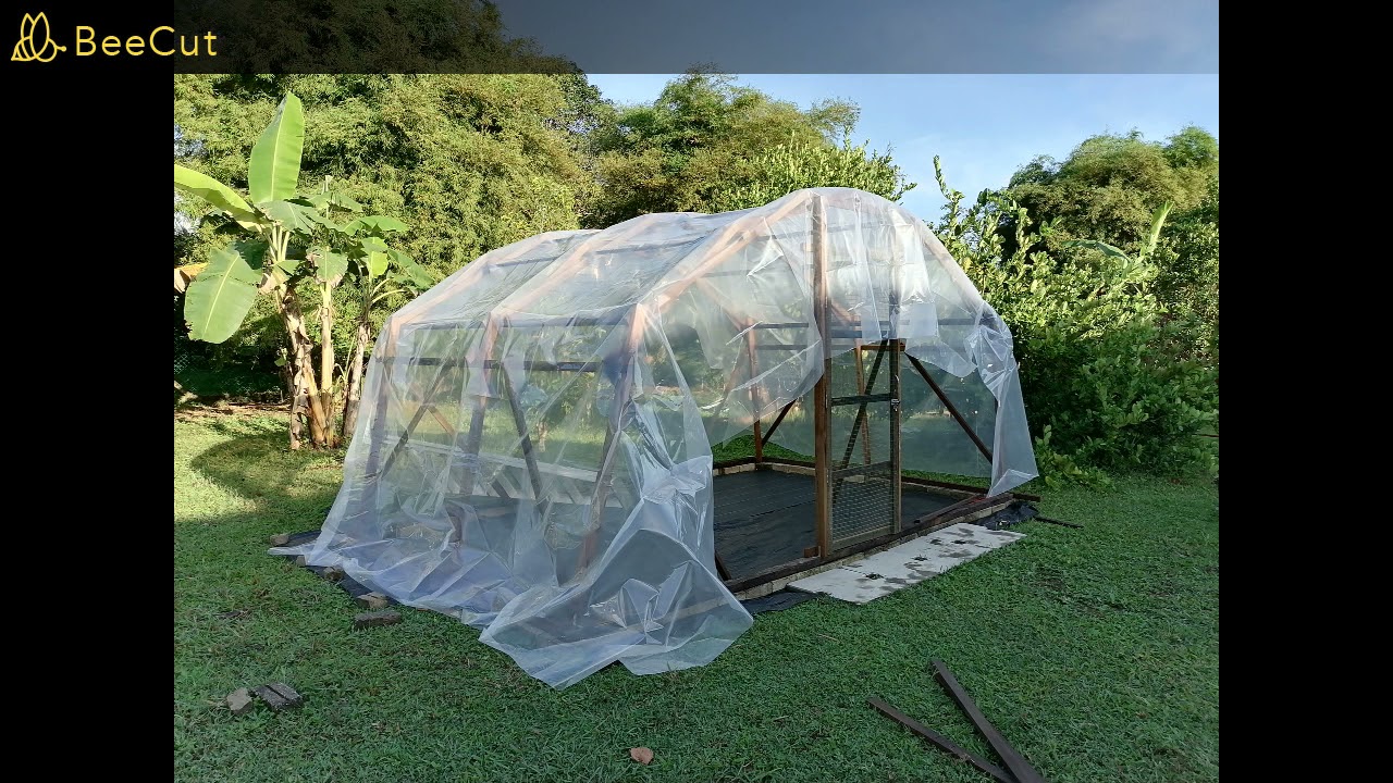 GREENHOUSE USING da VINCI BRIDGE DESIGN.