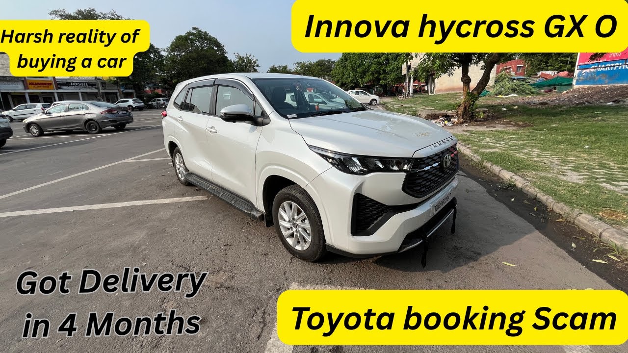 Innova Hycross GX O waiting period| Toyota booking Scam| Reality of toyota cars in India