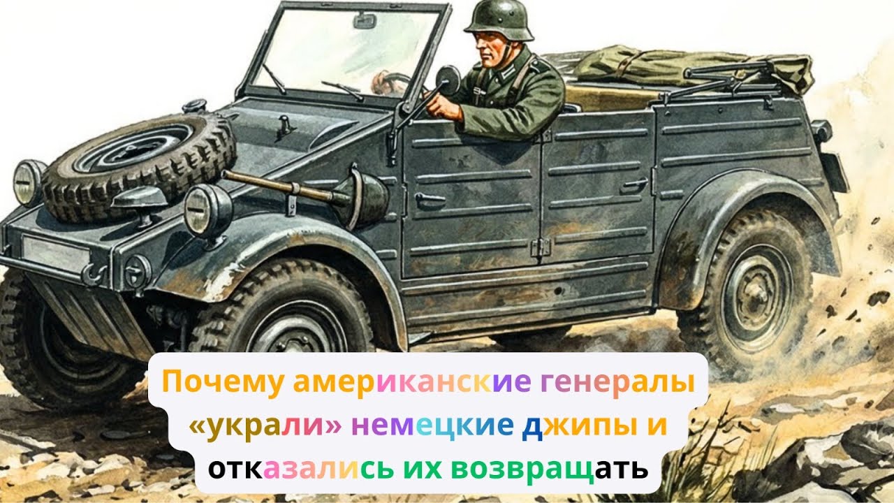 Почему американские генералы «украли» немецкие джипы и отказались их возвращать