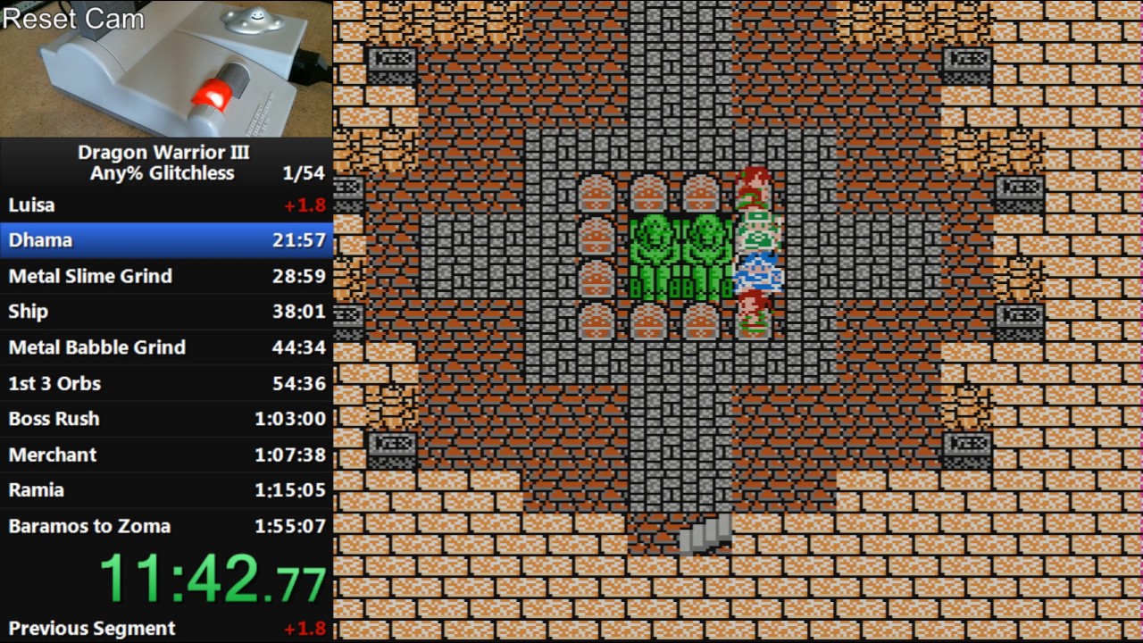 Dragon Warrior III - any% glitchless 