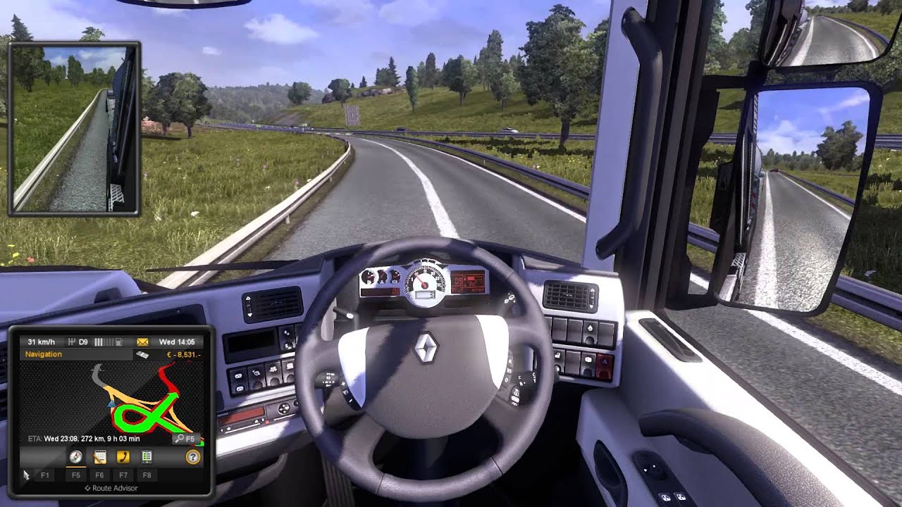 Euro Truck Simulator 2012: Roadtrip #1 w/DanTheGreatHD