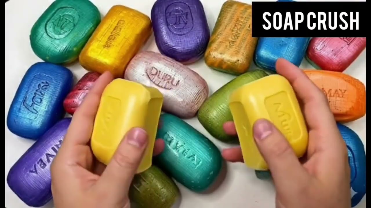 Soap crushing satisfaction asmr video soap crumbling ASMR #soapcrushing