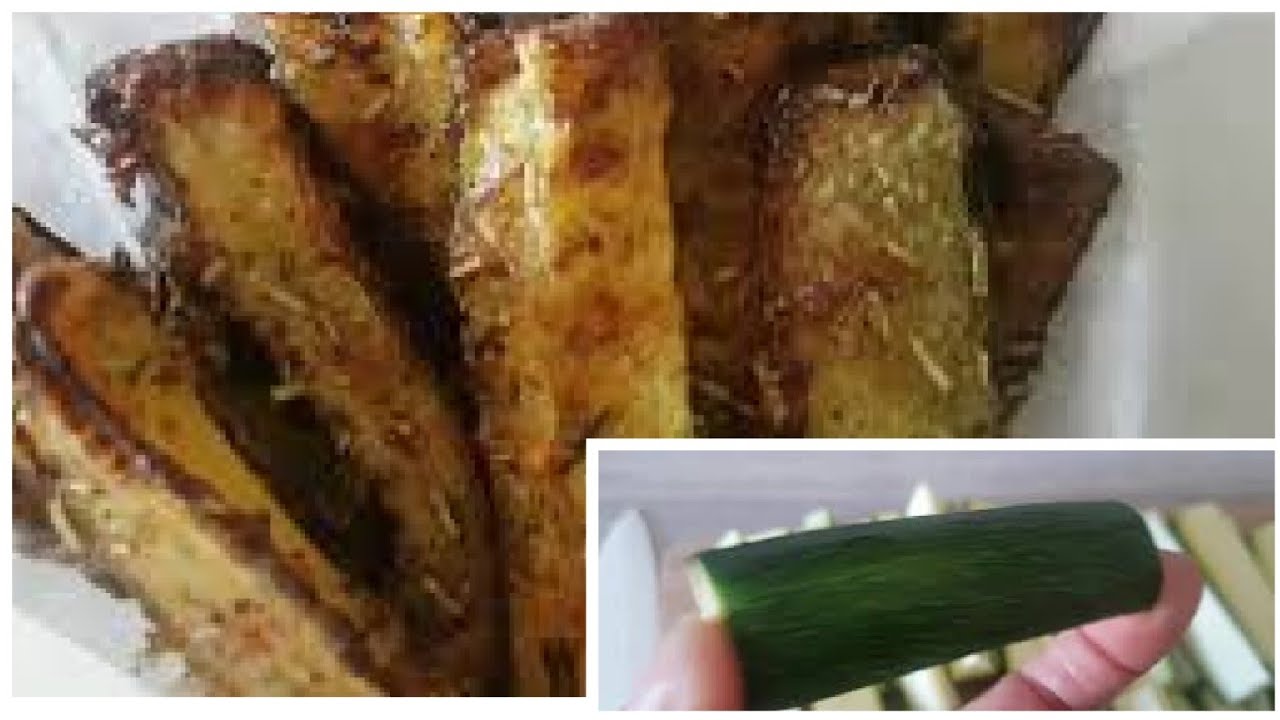 FRITES DE COURGETTES AU FOUR