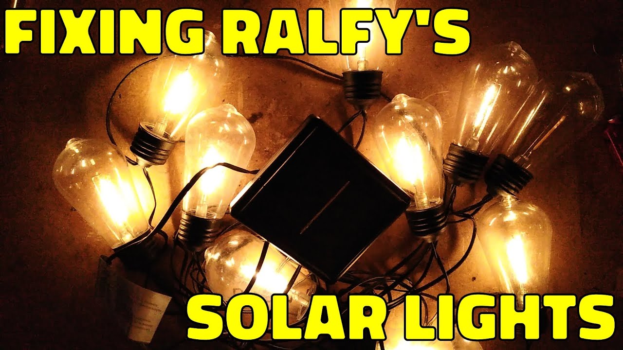 Fixing my brother's solar garden lights