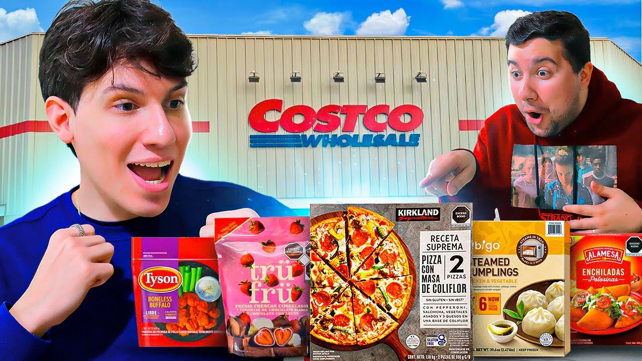 Probando la COMIDA viral CONGELADA del COSTCO FT. @AbrahamBass