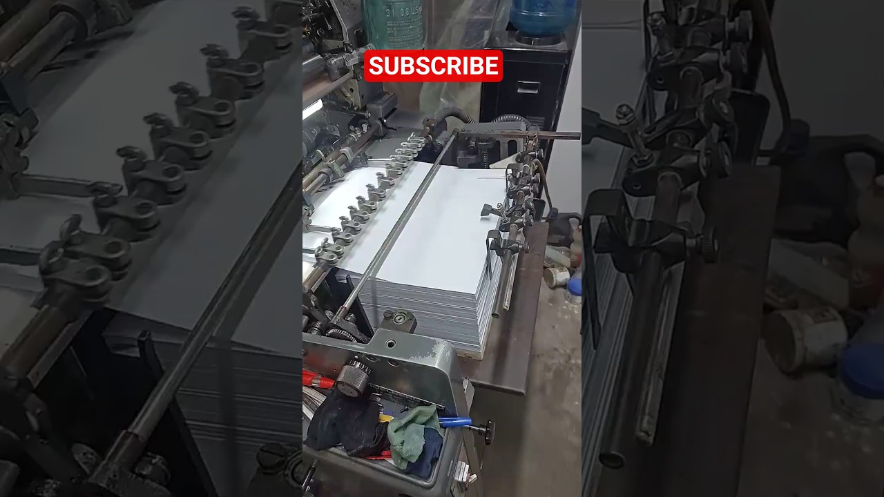 UV Dryer Attached With Offset Printing Machine #machine #uvink #offsetprinting #shortsfeed #ink