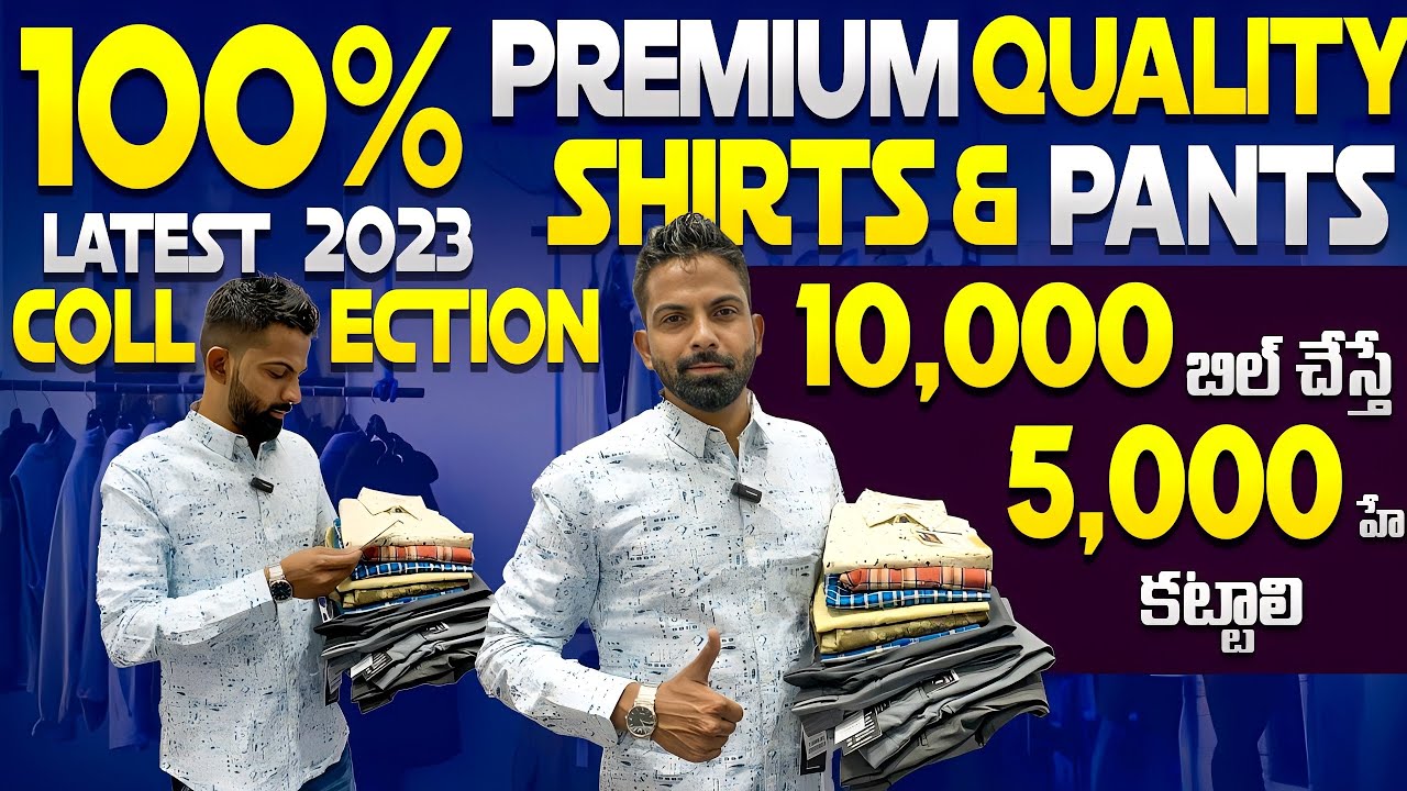 100% Premium Brand Quality Clothes | Branded Men's Wear Discount Sale | Premium Quality Shirts