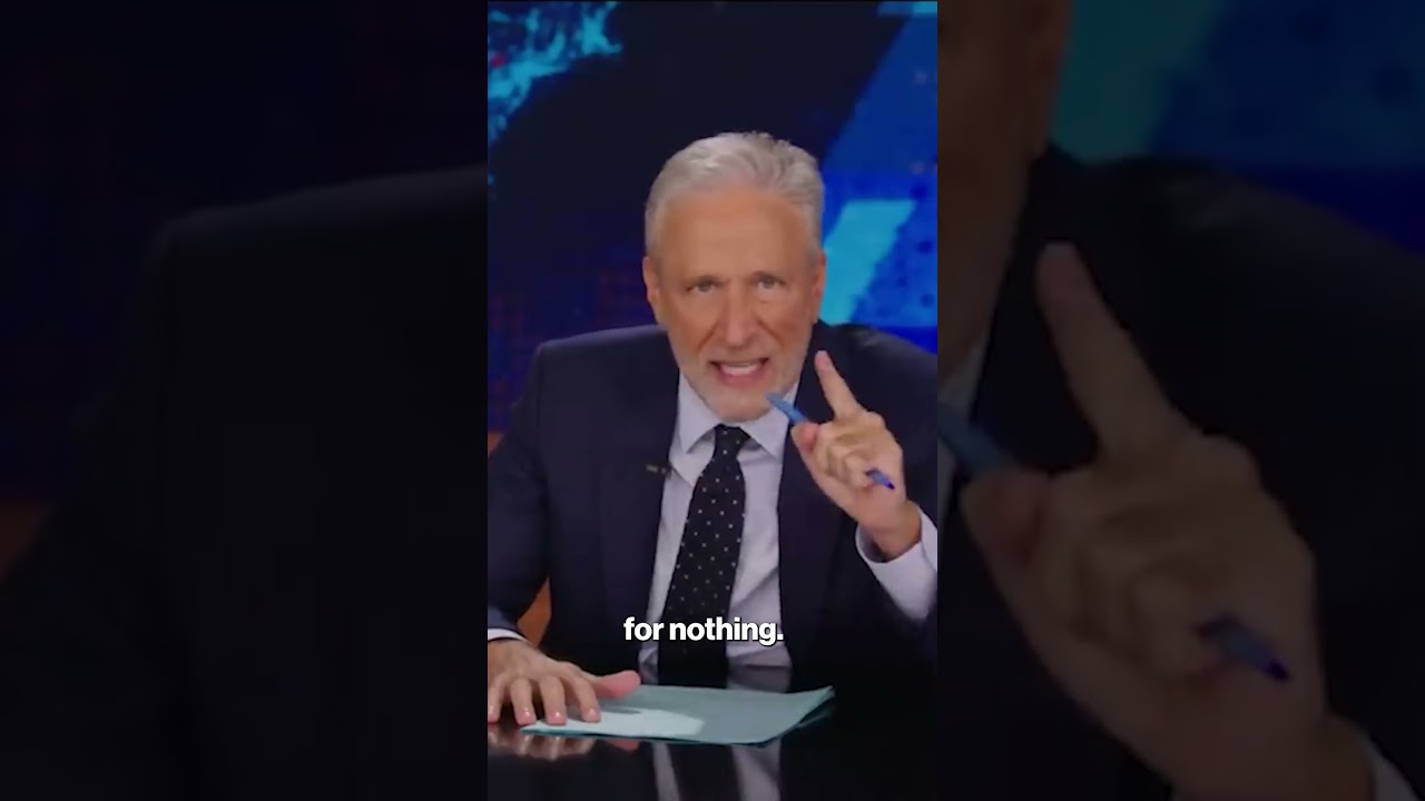 Jon Stewart rips Chuck Schumer over GOP spending vote: &lsquo;What the f&ndash;k happened?&rsquo; #shorts